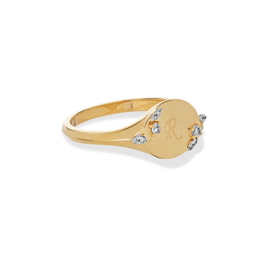 Stone And Strand Secret Garden Signet Ring