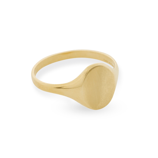 Stone And Strand Signet Ring