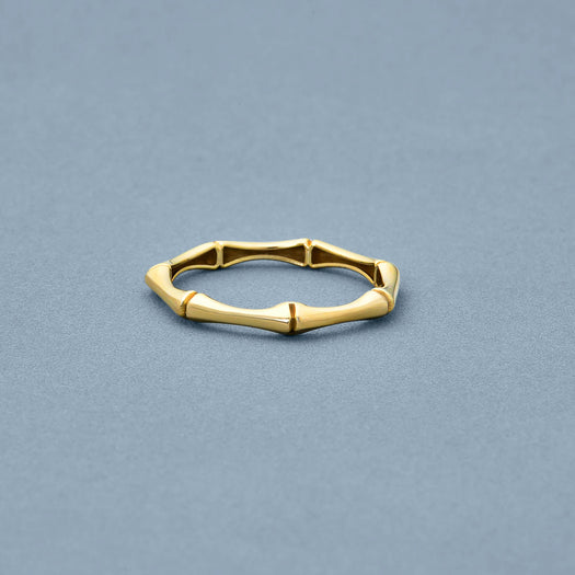 Stone And Strand Slim Gold Bamboo Ring