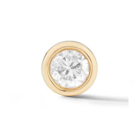 Stone And Strand Small Bezel Diamond Stud