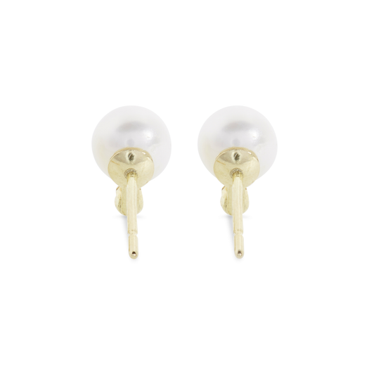Stone And Strand Small Pearl & Diamond Earrings