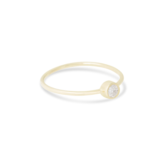 Stone And Strand Small Round Diamond Ring