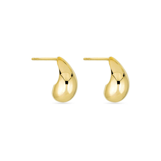 stone and strand Small Teardrop Earrings