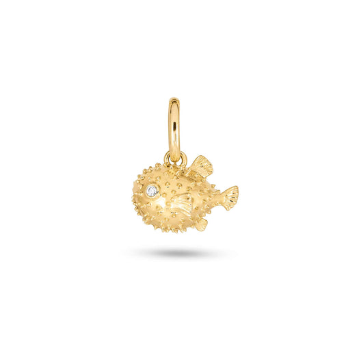 stone and strand Soft Inside Pufferfish Charm