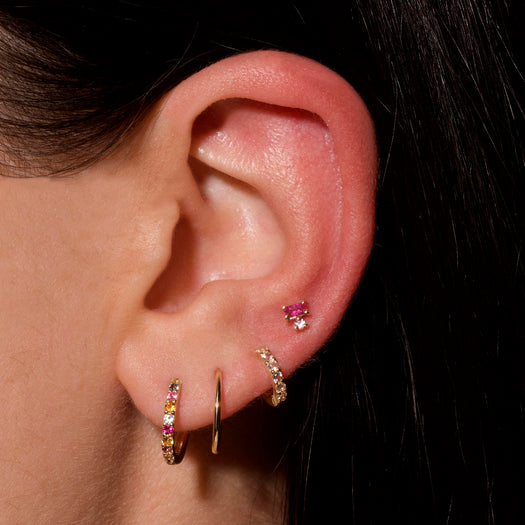 Stone And Strand Somewhere Over The Rainbow Huggie