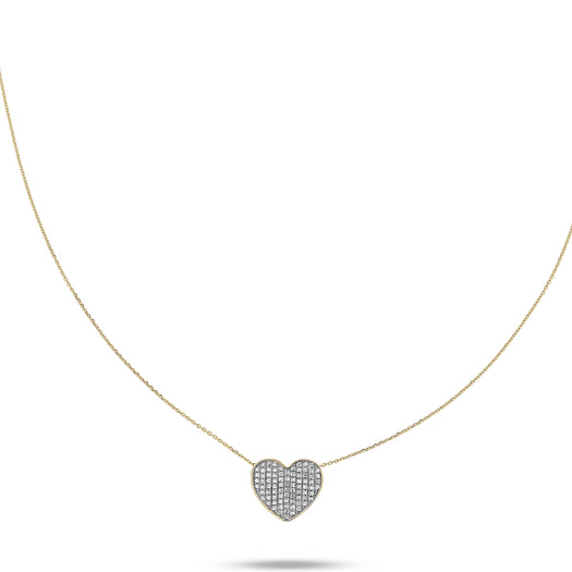 Stone And Strand Sparkle Heart Diamond Necklace