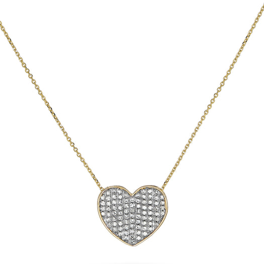 stone and strand Sparkle Heart Diamond Necklace