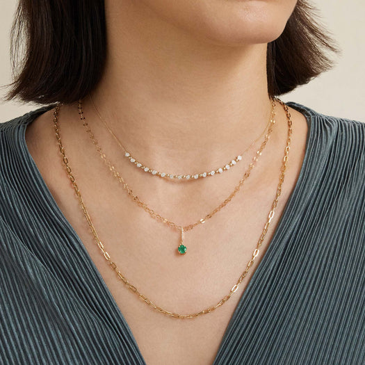 Stone And Strand Sparkling Emerald Luxe Charm