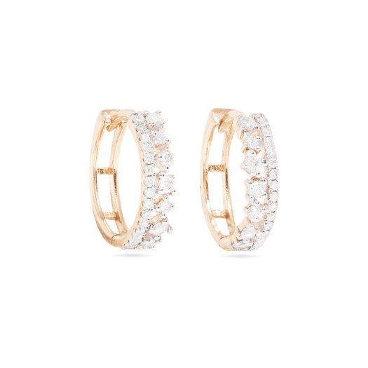 stone and strand Sparks Fly Diamond Huggies