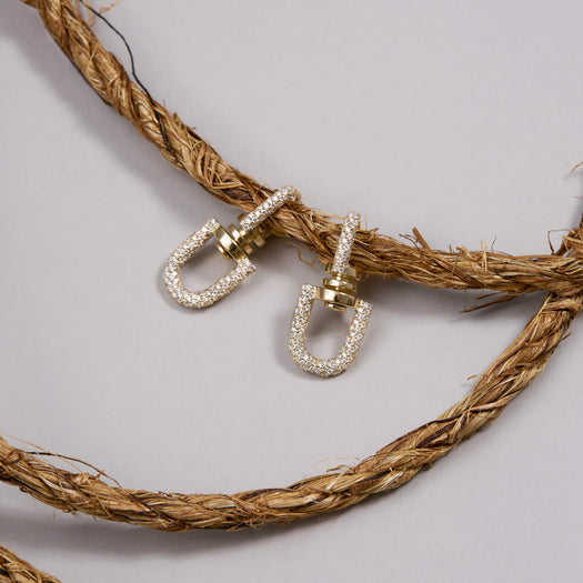 Stone And Strand Starboard Diamond Earrings