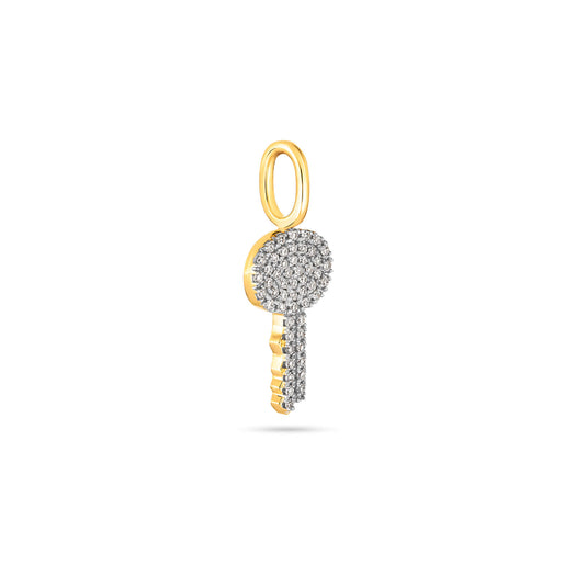 Stone And Strand Sweet Home Pave Key Necklace