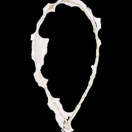 Stone And Strand Tagged Diamond Pendant