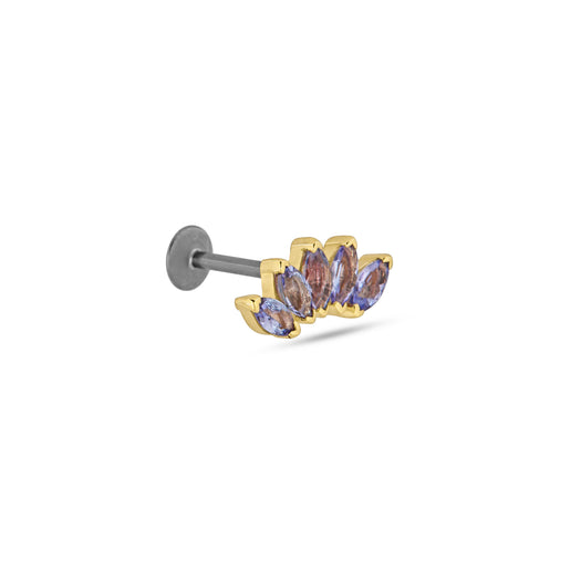 Stone And Strand Tanzanite Tiara Flat Back