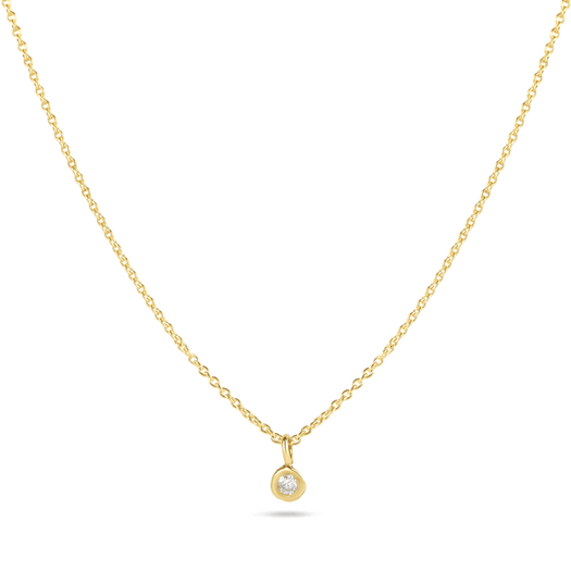 stone and strand Teeny Diamond Choker Necklace