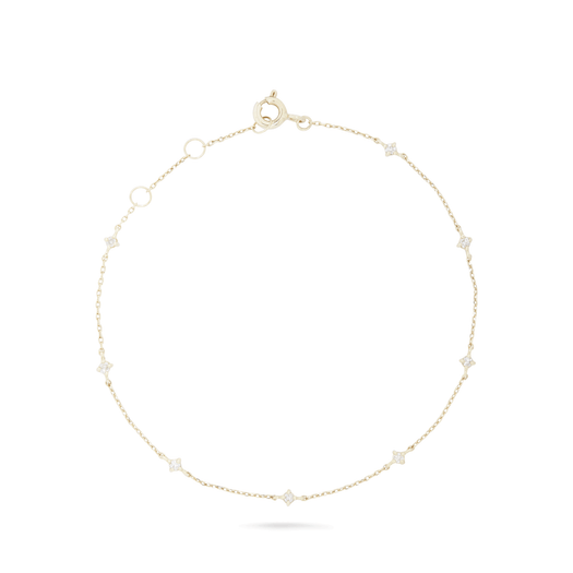 stone and strand Teeny Diamond Drizzle Bracelet