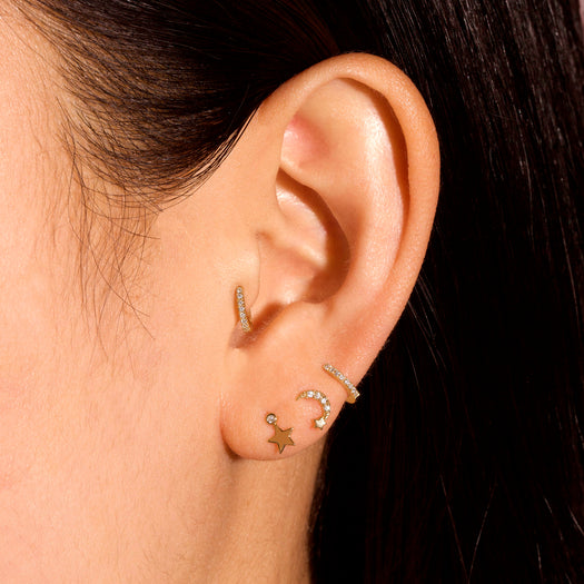 Stone And Strand Teeny Diamond Fallen Star Studs