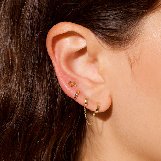 Stone And Strand Teeny Tiny Double Huggie