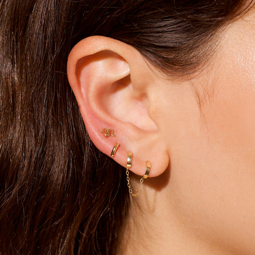 Stone And Strand Teeny Tiny Gold Huggie