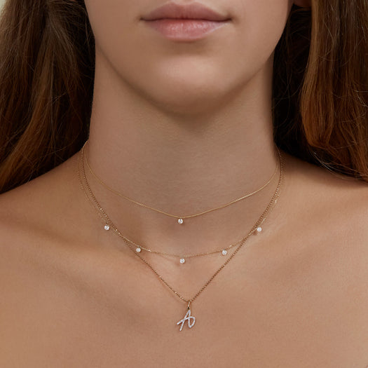 Stone And Strand Teeny Twinkle Diamond Choker