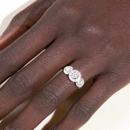 Stone And Strand The Josephine Ring In White Gold