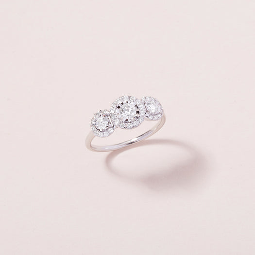Stone And Strand The Josephine Ring In White Gold