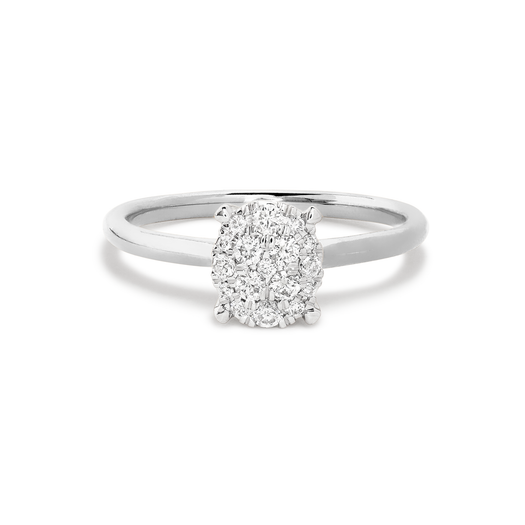 stone and strand The Sophia Ring in White Gold