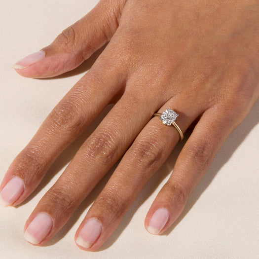 Stone And Strand The Sophia Ring In Yellow Gold