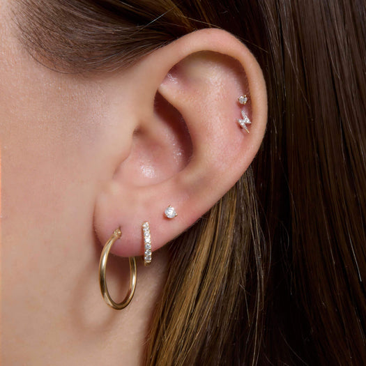 Stone And Strand Thin Gold Hoops