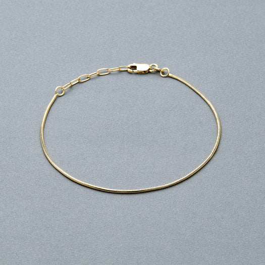 Stone And Strand Thin Snake Bracelet
