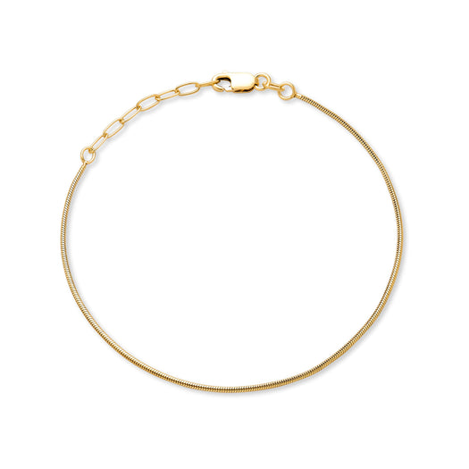 stone and strand Thin Snake Bracelet