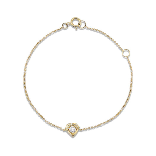 stone and strand Tie The Knot Diamond Bracelet