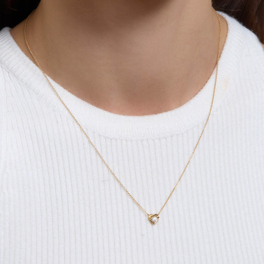 Stone And Strand Tie The Knot Diamond Necklace