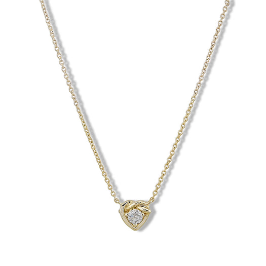 stone and strand Tie The Knot Diamond Necklace