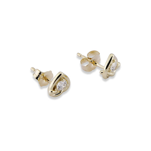 Stone And Strand Tie The Knot Diamond Studs