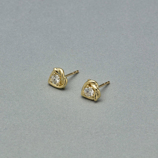 Stone And Strand Tie The Knot Diamond Studs