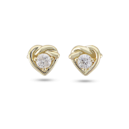 stone and strand Tie The Knot Diamond Studs
