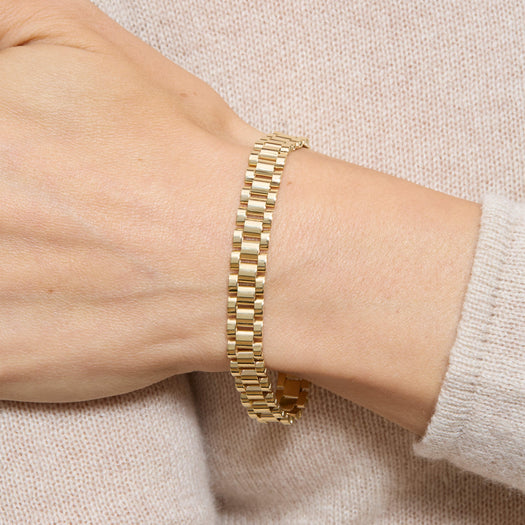 Stone And Strand Timepiece Bracelet