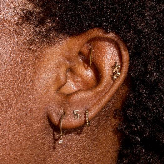 Stone And Strand Tiny Beaded Huggies