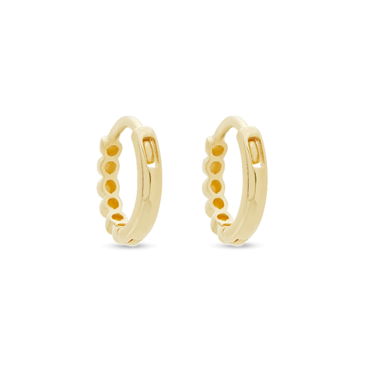 Stone And Strand Tiny Beaded Huggies