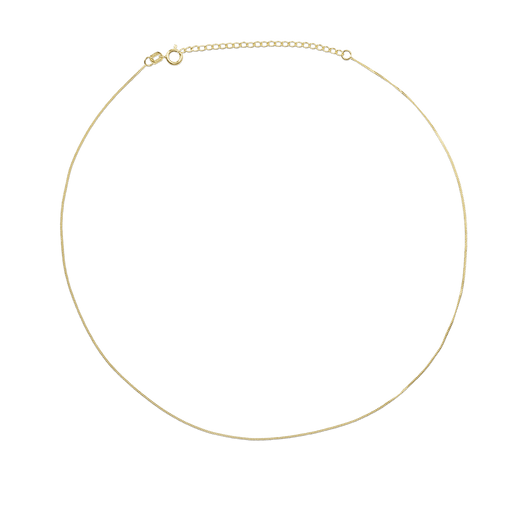 stone and strand Tiny Curb Chain Choker Necklace