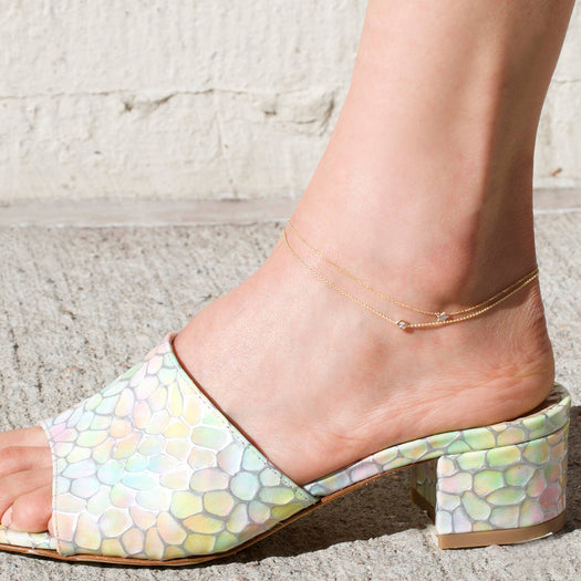 Stone And Strand Tiny Diamond Anklet