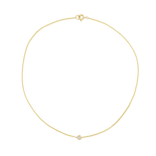 stone and strand Tiny Diamond Anklet