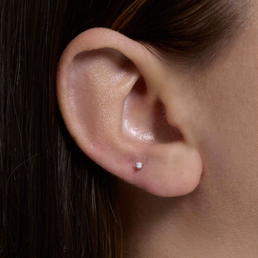 Stone And Strand Tiny Diamond Stud
