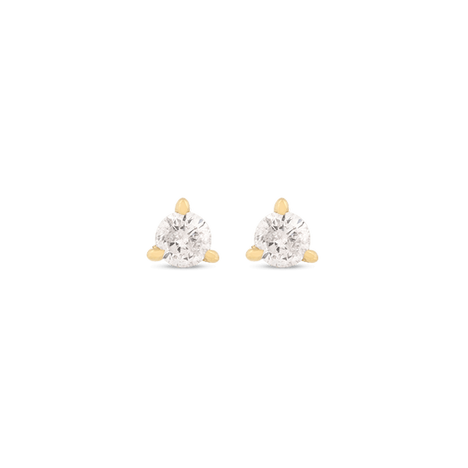 stone and strand Tiny Diamond Stud