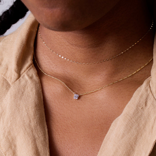 Stone And Strand Tiny Shield Of Strength Necklace