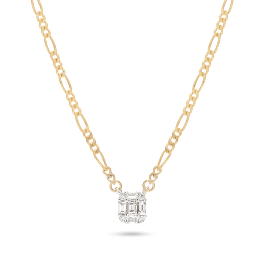 stone and strand Tiny Shield of Strength Necklace