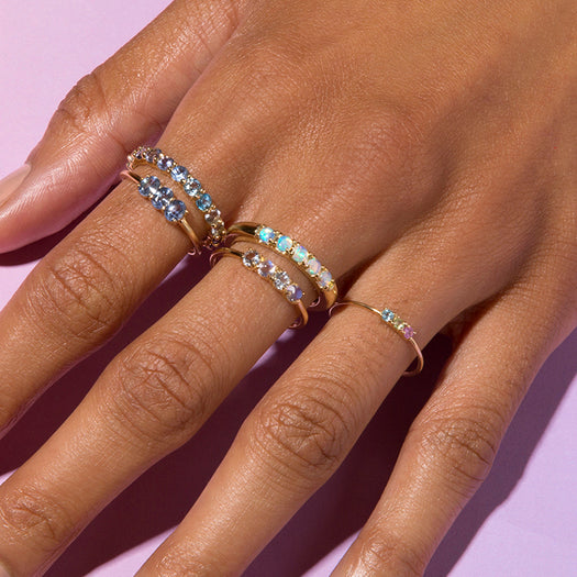 Stone And Strand Tiny Unicorn Ring