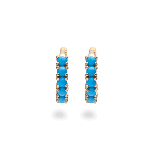 stone and strand Turquoise Huggies