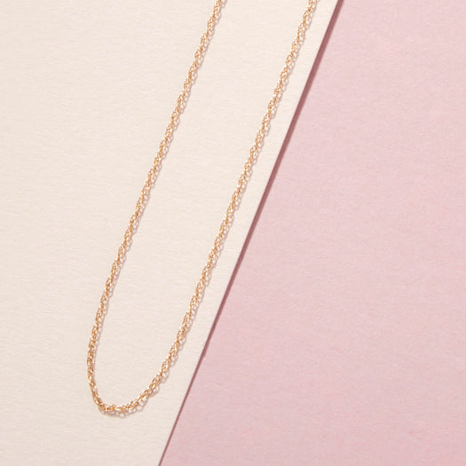 Stone And Strand Ultra Dainty Twist Chain Necklace