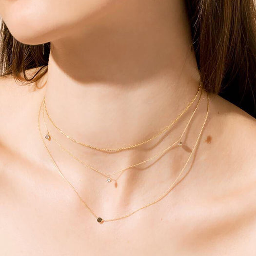 Stone And Strand Ultra Fine Gold Chain Choker